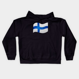 The Flag of Finland Kids Hoodie